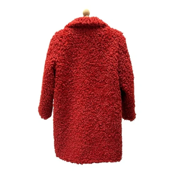Luxelim sz 4t Teddy Coat red
